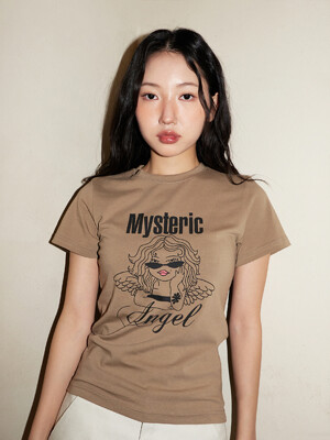 Mysteric Angel T-Shirts, Brown