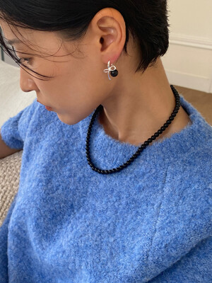 Black Onyx Necklace(6mm)