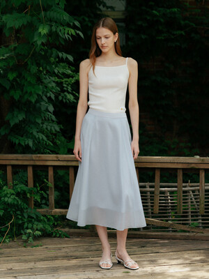 LESLIE CHIFFON SKIRT (2colors)