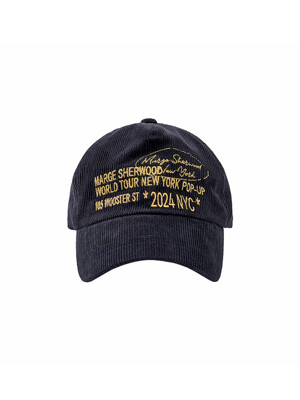 CORDUROY NEW YORK BALLCAP_navy