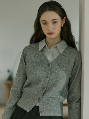 Signature soft v neck cardigan - 10color