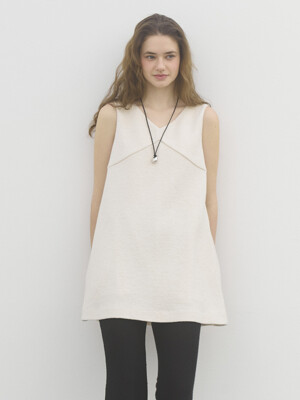 (2COLOR)WOOL BOUCLE DRESS
