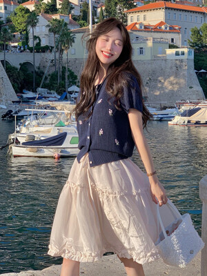 [단독] G Shine Frill Midi Skirt_2colors