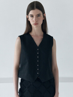 button vest_black