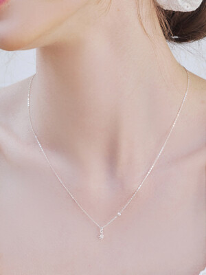 dazzle star pearl necklace