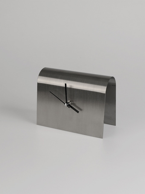 그린웨이코트 COTTAGE CLOCK 코티지 무소음 탁상시계 | STAINLESS STEEL 403 HR