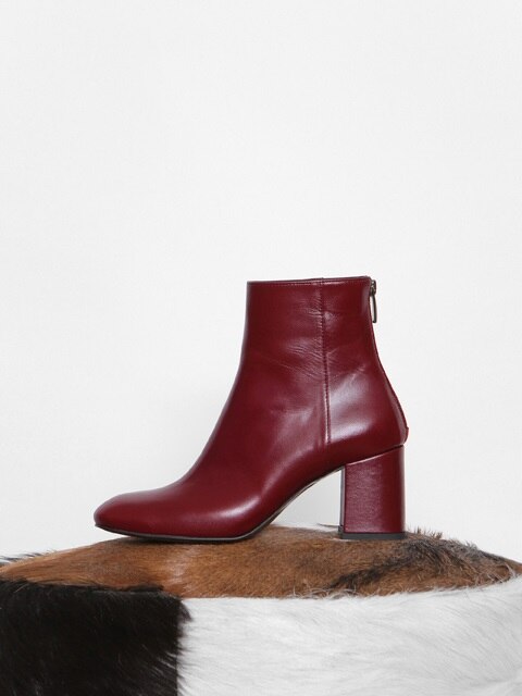 PULLUP BOOTS - WINE _7cm