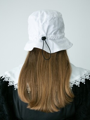 FISHER BOY BUCKET HAT_WHITE