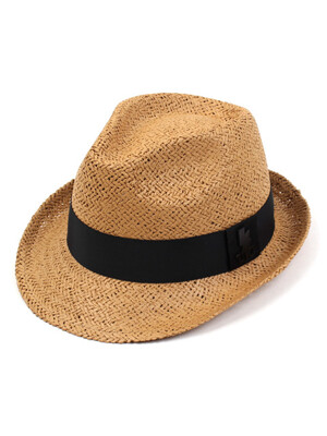 BU Summer Brown Short Fedora 여름페도라