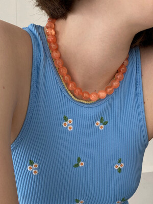 sugarplum necklace - orange
