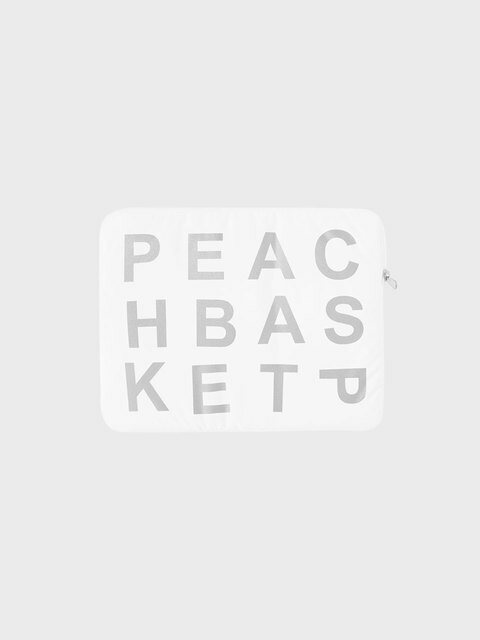 휴대폰/기기케이스,휴대폰/기기케이스 - 피치바스켓마켓 (peachbasketmarket) - p.b laptop pouch (white)