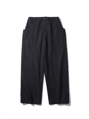 FLOWING 5P PANTS BLACK