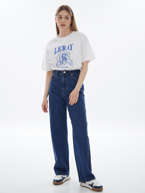 데님 - 르레이 (LERAY) - OVERSIZED WIDE DENIM PANTS_BLUE
