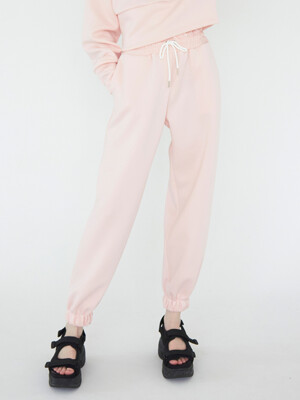 Daily comfort jogger pants (Cream pink)