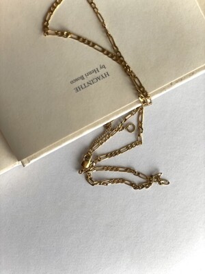 manly curb chain gold necklace