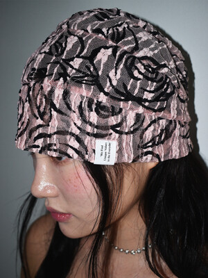 Floral SUMMER Hat (ROSE PINK)