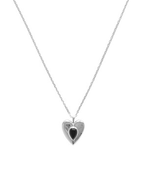 Quartz & Heart Necklace