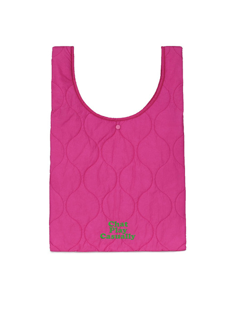 토트백 - 엠엠엘지 우먼 (Mmlg Women) - [Mmlg W] QUILTED MARKET BAG (PINK)