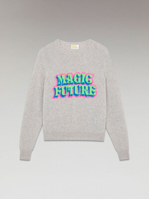 Magic Future Crewneck Sweater Gray
