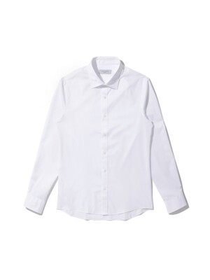 [아울렛 전용] basic wide collar dress shirt_C9SAM24001WHX