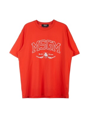 [MSGM] 로고 남성 티셔츠 3240MM181 227298 17