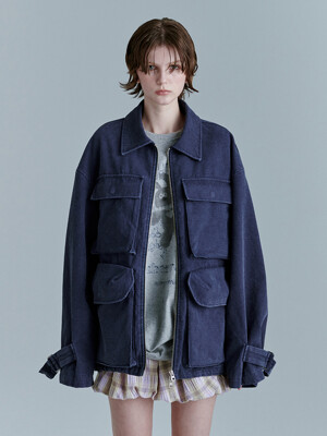 UTILITY JACKET_navy