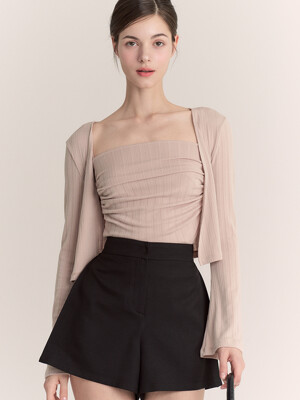 Joy Cardigan (White/Beige/Pink/Skyblue/Brown/Burgundy/Black)