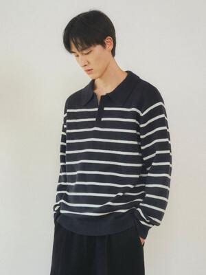 Alwayes Stripe French Wool Knit