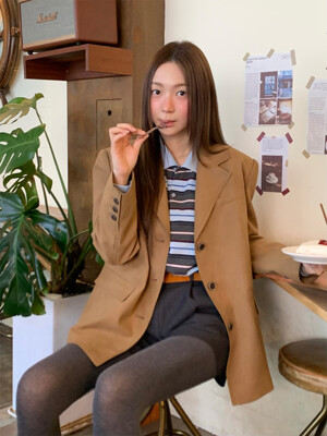 Eco Suede Over-fit Jacket