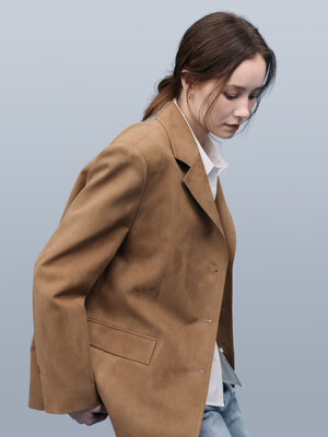 Eco Suede Over-fit Jacket