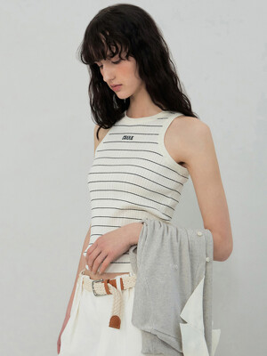 25SS BAILEY SLEEVELESS KNIT (IVORY)
