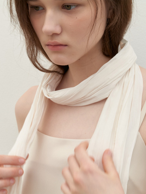 아워몬드 [단독] Wrinkle Glow Scarf_2 color