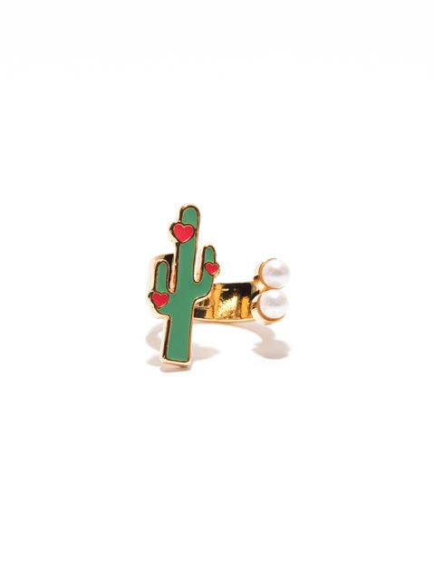 [PLAIN] CACTUS WITH PEARLS_GOLD