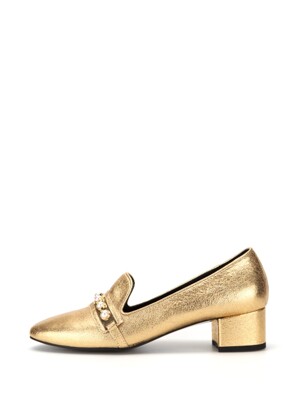 PEARL LOAFER/GOLD