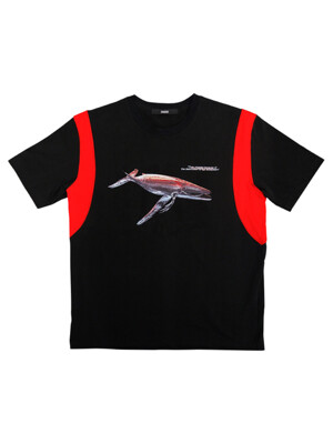 Whale Black T-shirt