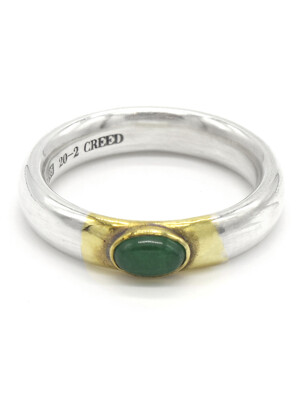 marriage bend ring (green)