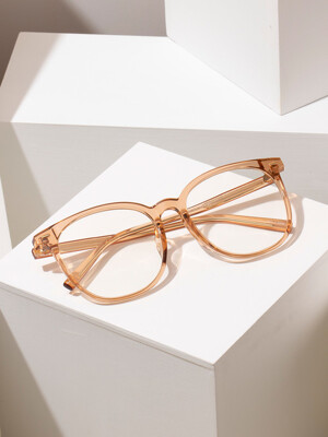 RECLOW FBB58 CRYSTAL BROWN GLASS 안경