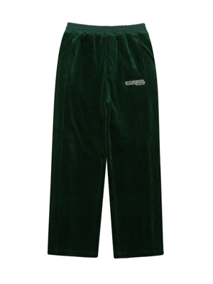 VELVET TRACK PANTS (D GREEN) ZACF8-UKX060_650