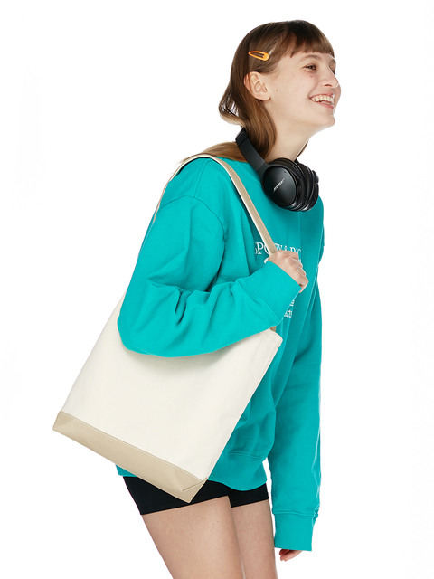 숄더백,에코/캔버스백,에코/캔버스백 - 브룩클리 (Brookly) - Classic Bucket Bag (Beige)
