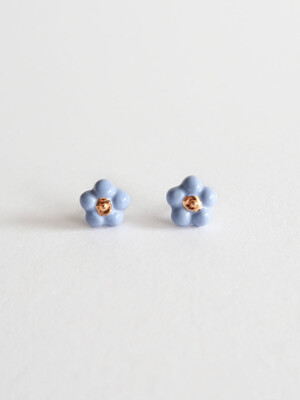 Blueberry flower earring