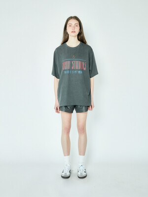 WMM Union T Shirt - Charcoal Gray