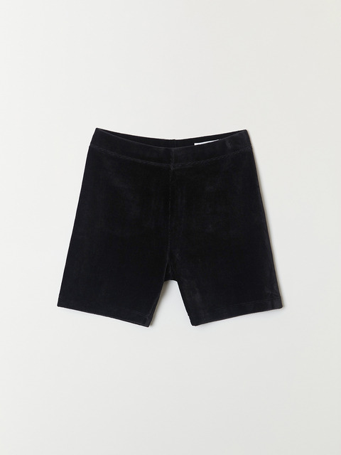 팬츠 - 아딧 (adit) - Ribbed biker pants_black