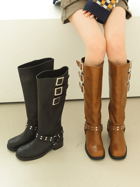 부츠 - 프리플라 (fri fla) - csy568 biker long boots _ 2colors