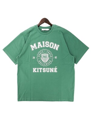 [메종키츠네] 23SS (KM00143KJ0105 TROPICAL GREEN) 남성 반팔 티셔츠