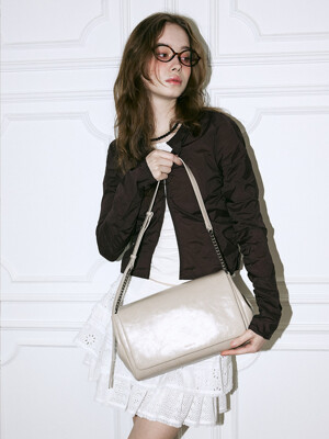 Lettre Large  bag Beige