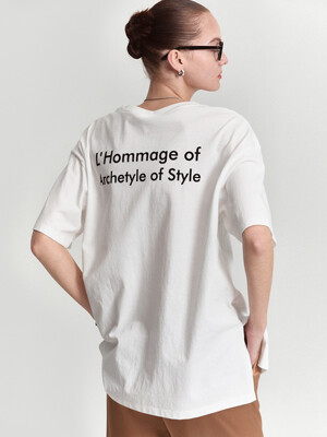 L`H.A.S WE ALL T-SHIRT OVERSIZE_WHITE