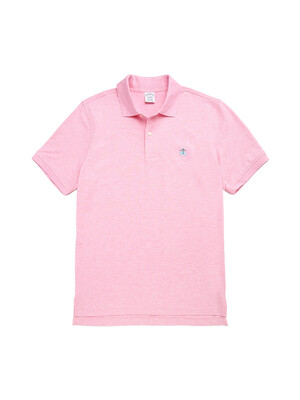 BB_슬림핏 골든플리스 피케 폴로 셔츠 (핑크) (BBNTMM7715CEM)