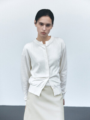 TVS COTTON LAYERED KNIT CARDIGAN SET_3COLORS