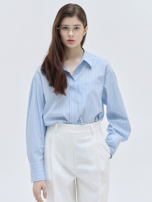 25SN basic shirts [BL/ST]