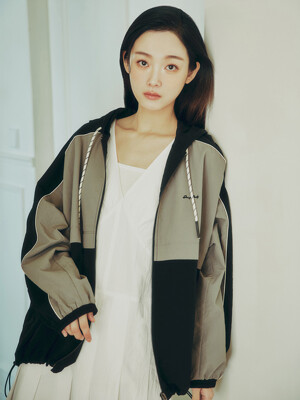 컬러블록후드점퍼 JZJP321A